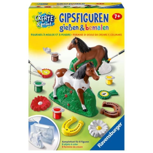 Ravensburger Create & Paint - Pferd - Gipsfiguren gießen und bemalen