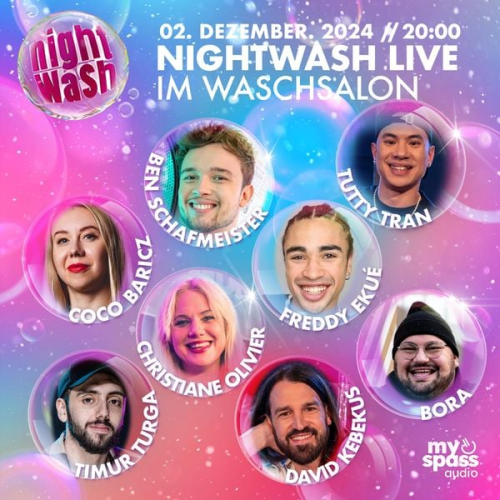 Ben Schafmeister Bora Timur Turga Coco Baricz Christiane Olivier - NightWash Live, Dezember 2024