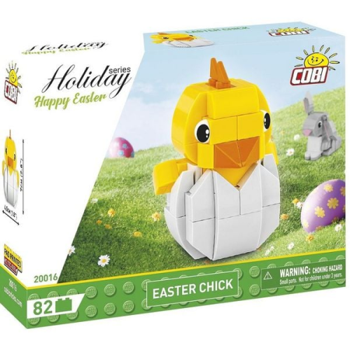 COBI 20016 - Easter Chick, Osterküken, Klemmbausteine, 82 Stück