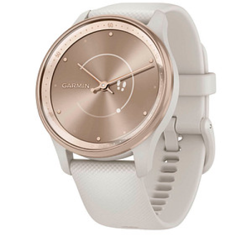 GARMIN vivomove Trend Smartwatch creme, perlgold