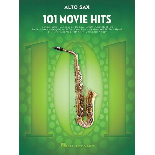 Hal Leonard Publishing Corporation (COR) - 101 Movie Hits for Alto Sax