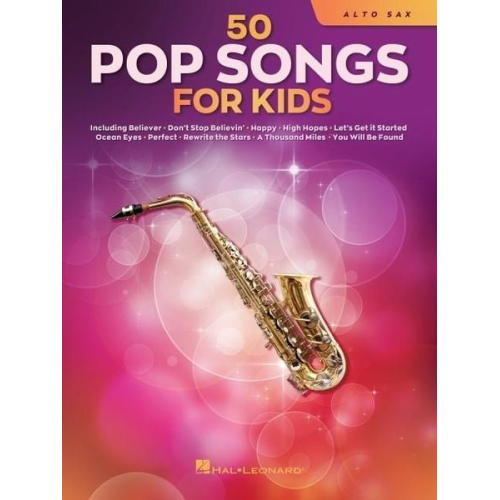 Hal Leonard Corp. (COR) - 50 Pop Songs for Kids for Alto Sax