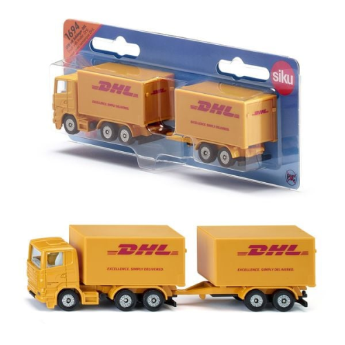 Siku 1694 LKW mit Anhänger DHL