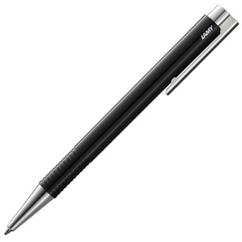 LAMY Kugelschreiber logo M+ schwarz, Schreibfarbe: schwarz, 1 St.