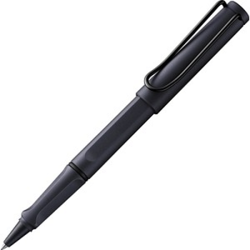 LAMY safari Tintenroller steel black, Schreibfarbe: blau, 1 St.