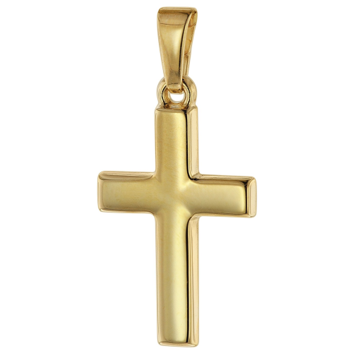 trendor 75447 Kreuz-Anhänger 18 mm Gold 750 / 18K