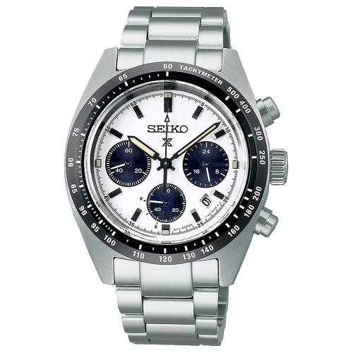 Seiko SSC813P1 Prospex Speedtimer Solar Herren-Chronograph Weiß