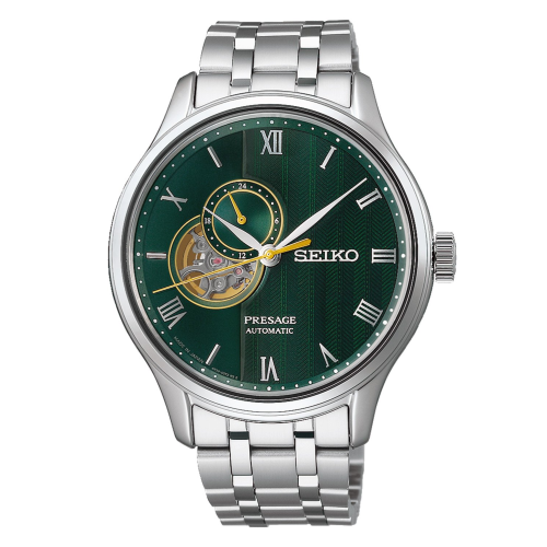 Seiko SSA463J1 Presage Herrenuhr Automatik Japanese Garden Grün