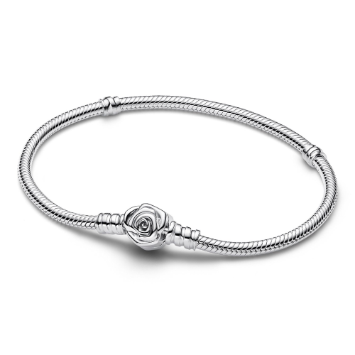 Pandora 593211C00 Damenarmband Blühende Rose 925 Silber