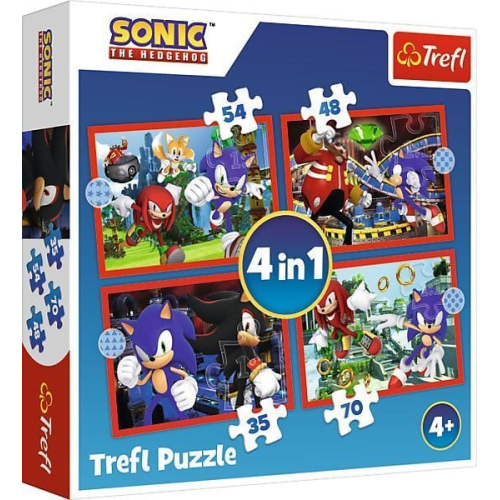 4 in 1 Puzzle - Sonic