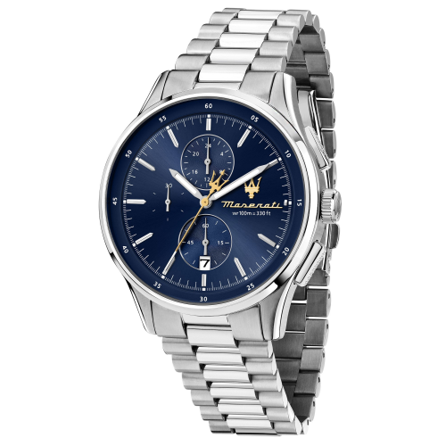 Maserati R8873624004 Herren-Chronograph Sorpasso Stahl/Blau