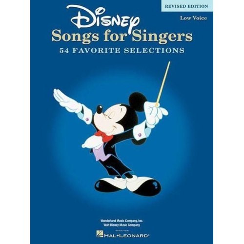 Walt Disney Music Company - Disney Songs for Singers Edition