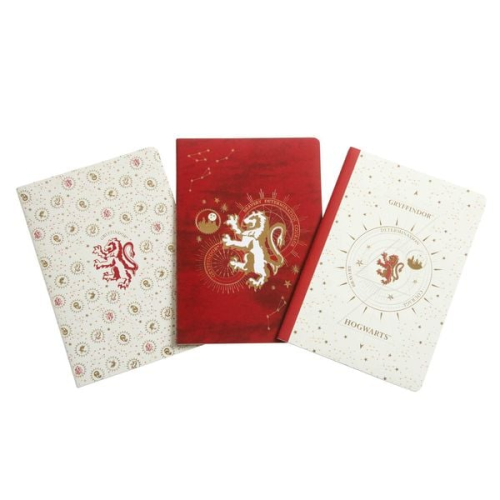 Insight Editions - Harry Potter: Gryffindor Constellation Sewn Notebook Collection (Set of 3)