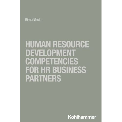 Elmar Stein - Human Resource Development Competencies for HR Business Partners