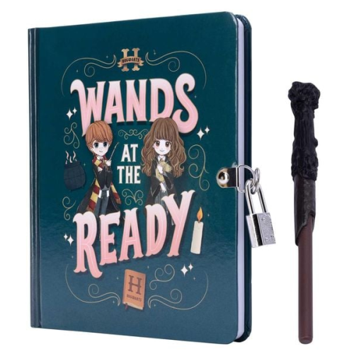 Insights - Harry Potter: Wands at the Ready Lock & Key Diary