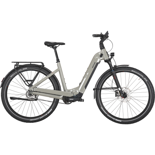 KETTLER Alu-Rad PINNIATO HT SPORT (720 Wh), 12 Gang Tretlagergetriebe, Damenfahrrad, Wave, Modell 2024, 29 Zoll 50 cm gentlemen´s grey shiny