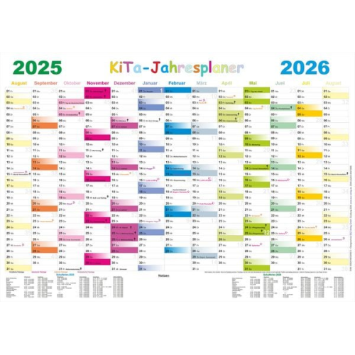 Kita-Jahresplaner 2025/2026