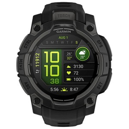 GARMIN Instinct 3 AMOLED 45 mm Smartwatch schwarz