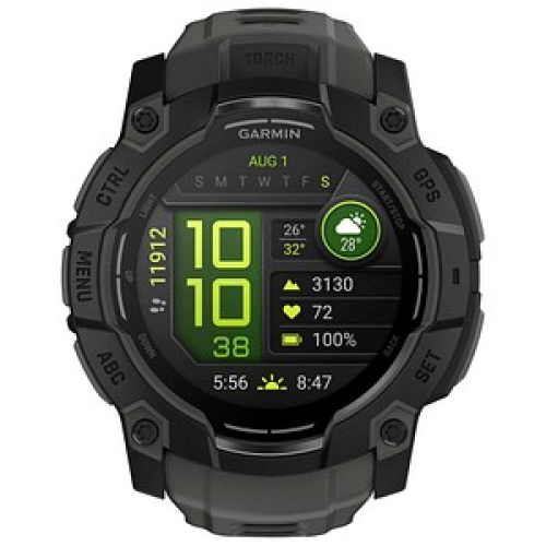 GARMIN Instinct 3 AMOLED 50 mm Smartwatch schwarz