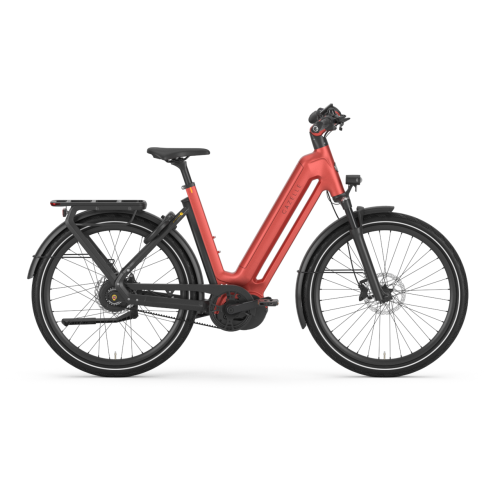 Gazelle Eclipse C380 HMB (750 Wh), stufenlose Nabenschaltung, Damenfahrrad, Wave, Modell 2024, 27,5 Zoll 50 cm metallic orangematte