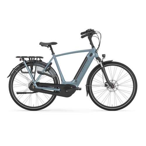 Gazelle Grenoble C7+ HMB (500 Wh), 7 Gang Nabenschaltung, Erwachsenenfahrrad, Diamant, Modell 2024, 28 Zoll 57 cm thunder greygloss