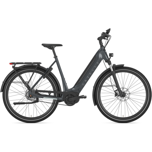 Gazelle Ultimate C5 HMB (625 Wh), 5 Gang Nabenschaltung, Unisexfahrrad, Wave, Modell 2025, 28 Zoll 49 cm Anthracite Grey