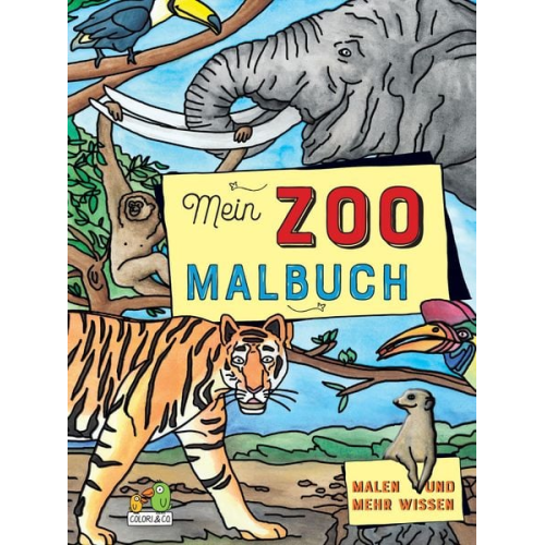 Colori & Co. - Mein Zoo Malbuch