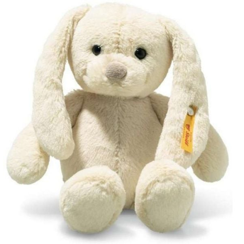 Steiff 081071 - Soft Cuddly Friends, Hase Tilda, 20 cm, pastellgelb, Plüsch