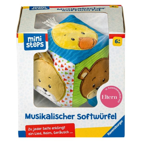 Ravensburger - ministeps - Musikalischer Softwürfel