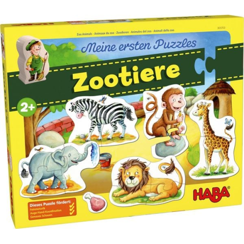 HABA - Meine ersten Puzzles - Zootiere