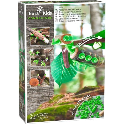 HABA - Terra Kids - Connectors - Konstruktions-Set Tiere