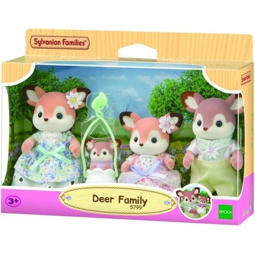 Sylvanian Families 5799 - Deer Family, Reh Familie, Spielset