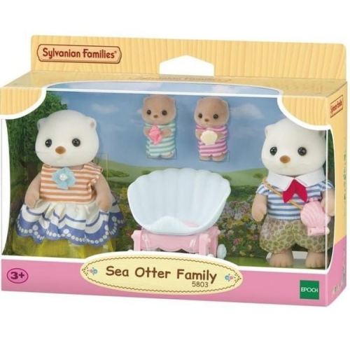 Sylvanian Families 5803 - Sea Otter Family, Seeotter Familie, Spielset