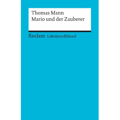 Mann, T: Mario/Zauberer/Lektüreschl.