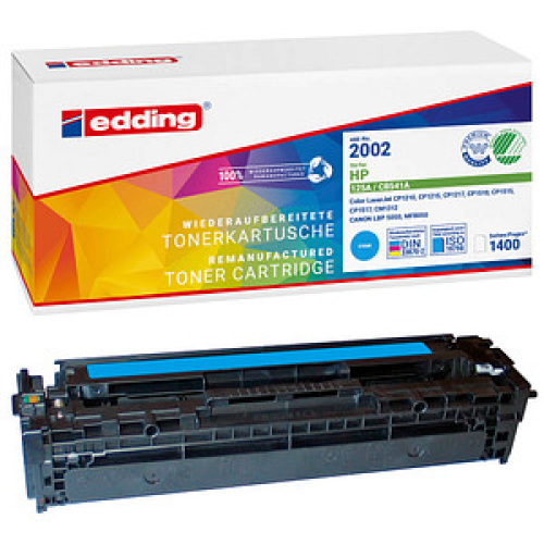 edding EDD-2002  cyan Toner kompatibel zu HP 125A; Canon 716 C(CB541A; 1979B002AA)