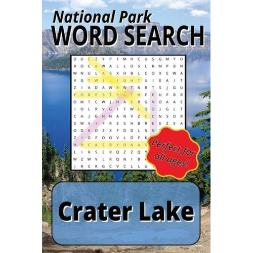 Crater Lake National Park Word Search Puzzle Book