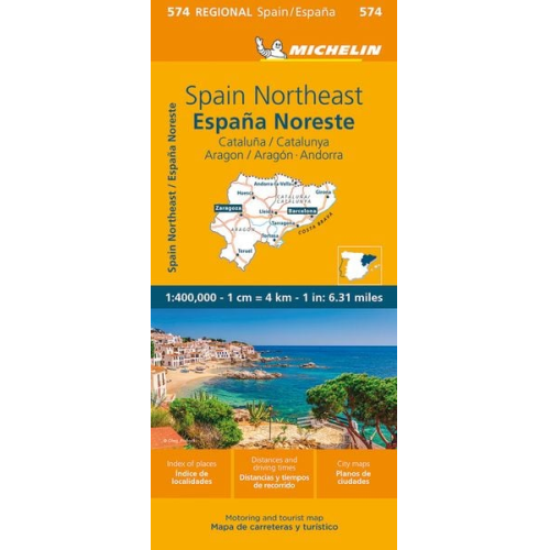 Spain Northeast 1:400 000