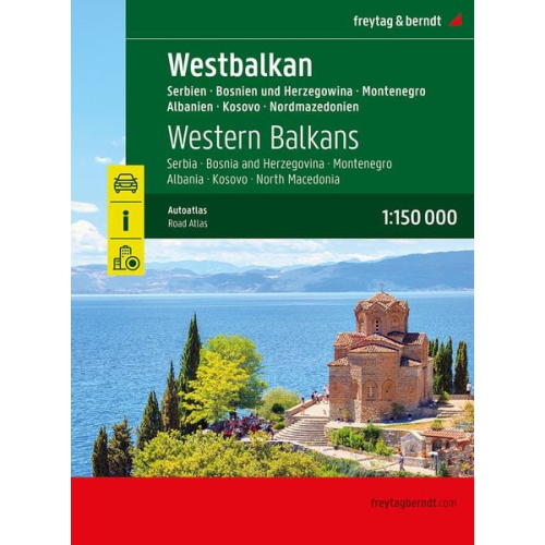 Westbalkan, Autoatlas 1:150.000, freytag & berndt