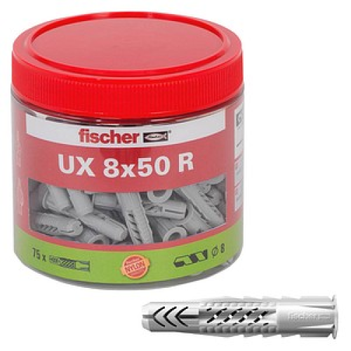 fischer UX 8x50 R Universaldübel-Sortiment 75 Stück