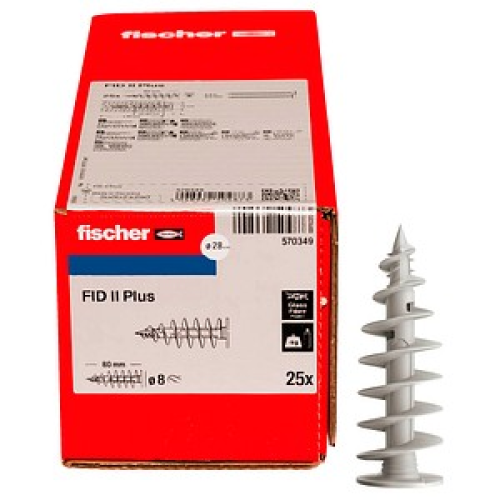 fischer FID II Plus Dämmstoffdübel 25 Stück