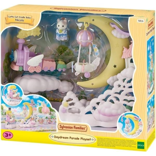 Sylvanian Families 5816 - Daydream Parade Playset, Magisches Luftschiff mit Figur, Spielset