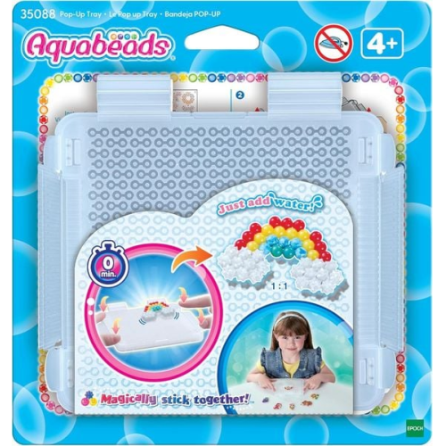 Aquabeads 35088 - Perlen Pop-Up Bastelplatte, Ergänzungsset zum Nachrüsten bestehender Sets