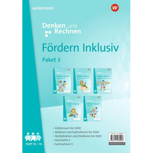 Fördern Inklusiv. Hefte 10-14 im Paket Denken und Rechnen Ausgabe 2024