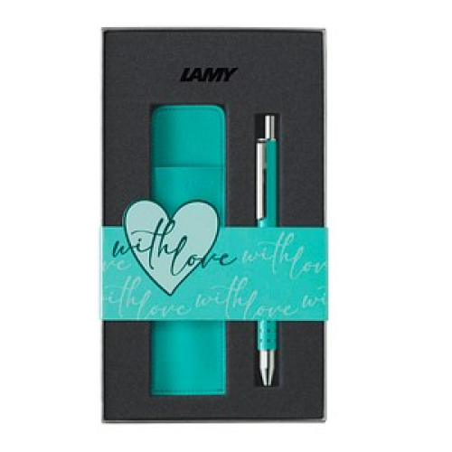 LAMY swift lagoon Tintenroller-Set türkis 0,5 mm, Schreibfarbe: blau, 1 St.