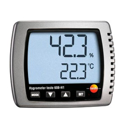 testo 608-H1 Thermo-Hygrometer braun