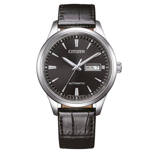 Citizen NY4058-01EE Herren-Automatikuhr mit Lederband Schwarz