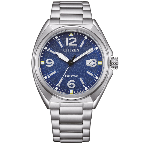 Citizen AW1571-76L Eco-Drive Solar Herrenuhr Stahl/Blau