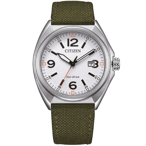 Citizen AW1571-09A Eco-Drive Solar Herrenuhr Khaki