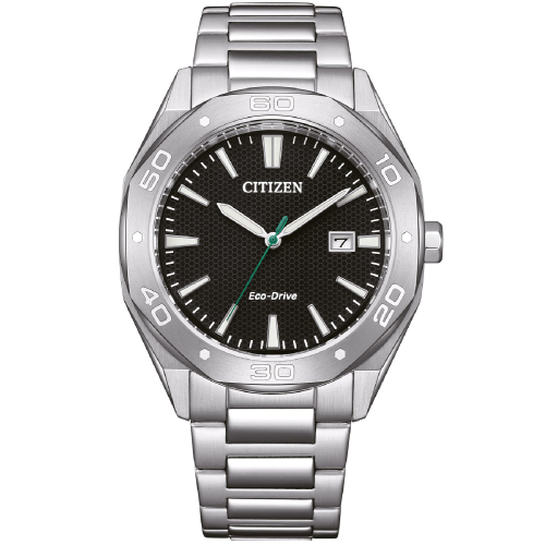 Citizen BM7631-52E Herren-Armbanduhr Eco-Drive Solar Stahl/Schwarz