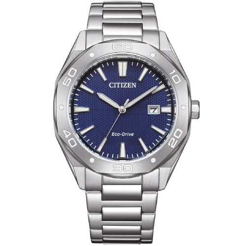 Citizen BM7631-52L Herrenuhr Eco-Drive Solar Stahl/Dunkelblau